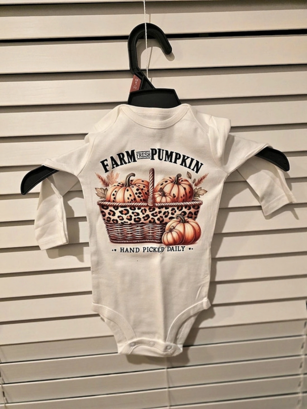 Pumpkin Graphic Bodysuit